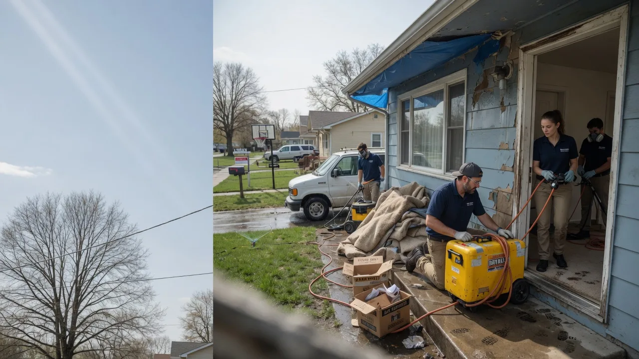 Basement Flood Cleanup in Beldenville, WI near me